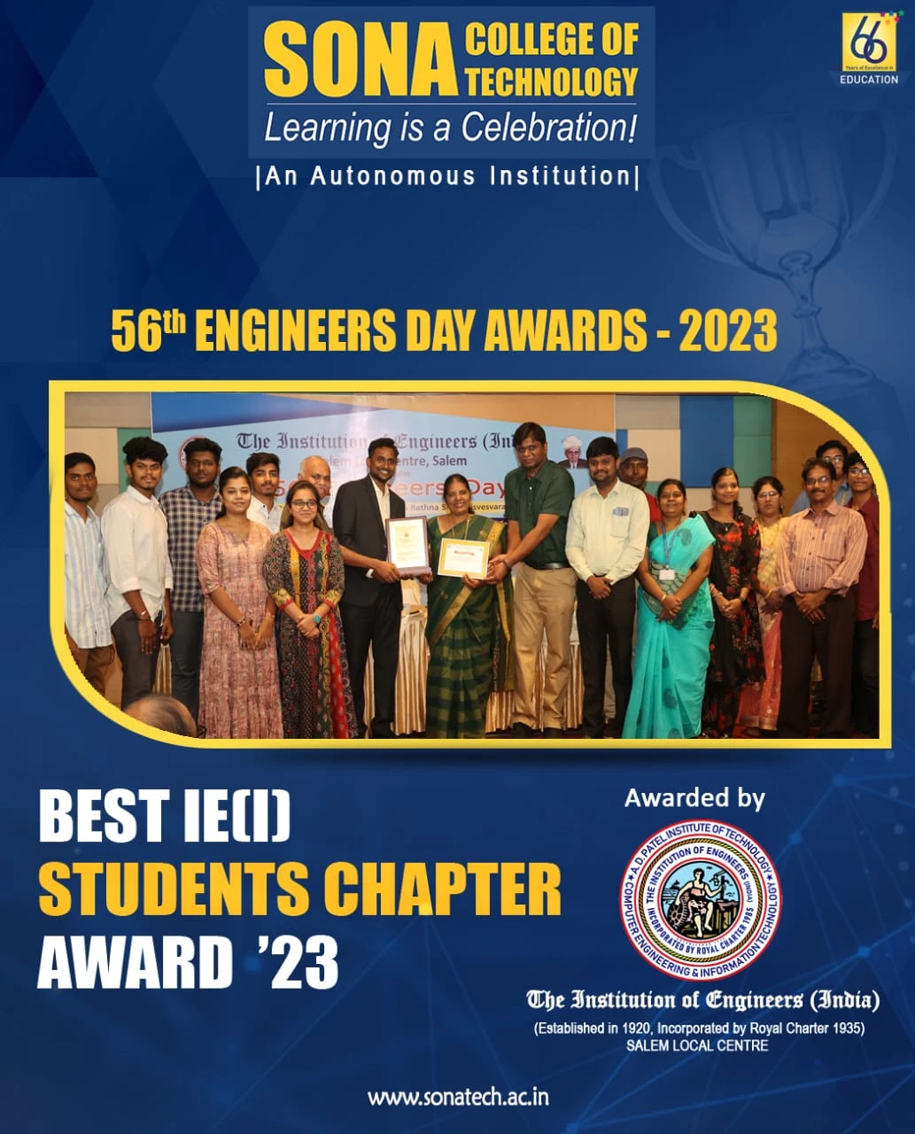 IEI Best Students’ Chapter Award 2023
