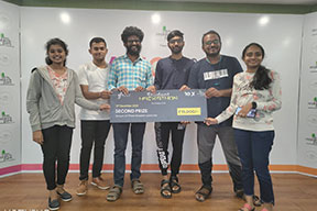 Sona students won runner-up in the Student Hackathon
