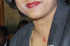 Dr.Sandhya Chintala, head, Nasscom Education Initiative distributing awards