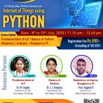 Live hands on session on "Python for data analytics"-ECE